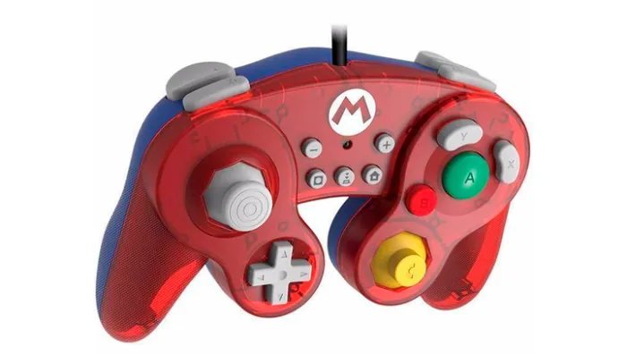 Геймпад Проводной Nintendo Switch Battle Pad Mario (NSW-107U) Red Blue