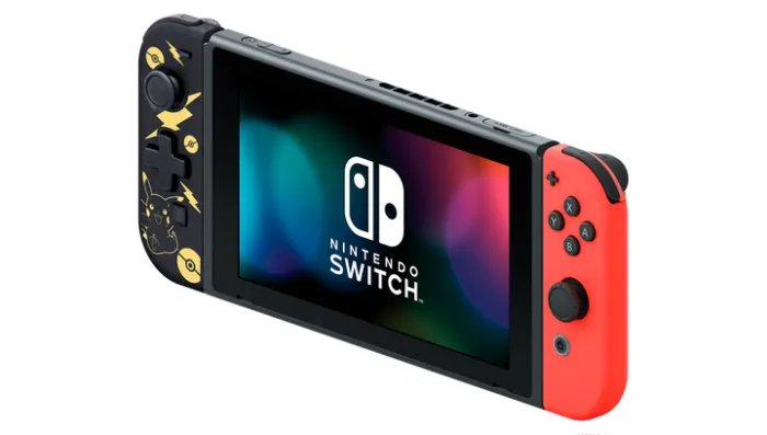 Контроллер Беспроводной Nintendo Switch D-Pad Pokemon Pikachu (Left) (NSW-297U) Black Gold