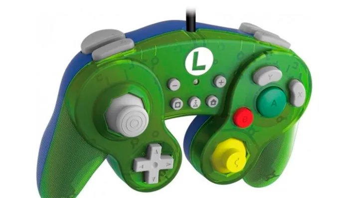 Геймпад Проводной Nintendo Switch Battle Pad Luigi (NSW-136U) Green