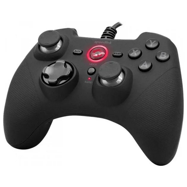 Геймпад провідний SpeedLink Rait PC/PS3/Switch Black (SL-650010-BK)