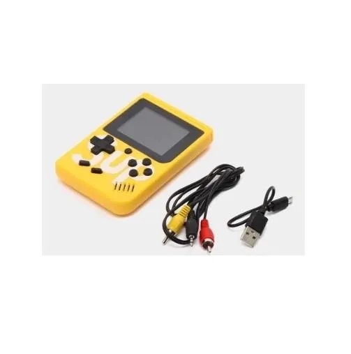 Приставка retro fc sup game box 400 игр dendy с джойстиком RF-400, Желтый