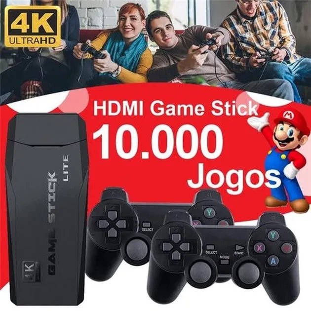 Портативная Игровая Приставка GAME STICK MINI RETRO 4K (UK)