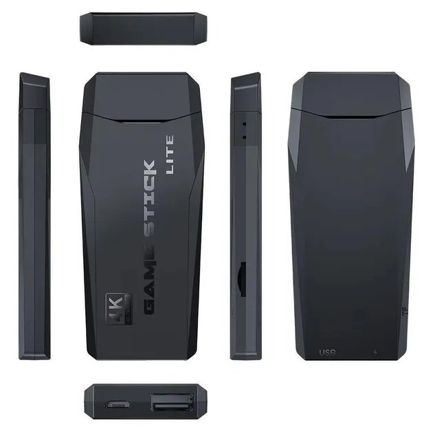 Игровая приставка Game Stick Lite 64 Gb для ТВ,4k Ultra HD, 2 геймпада 10000+игр PS1, Sega Play Station1 g-116