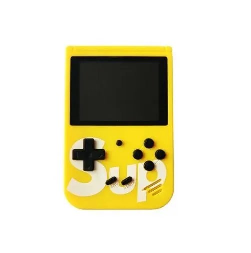 Приставка retro fc sup game box 400 игр dendy с джойстиком RF-400, Желтый