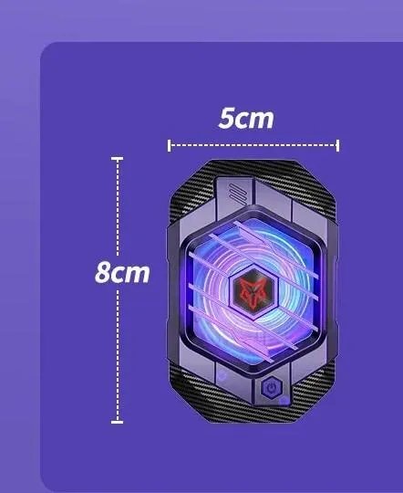Вентилятор магнитный полупроводниковый радиатор-кулер для смартфона активное охлаждение Sarafox X65М