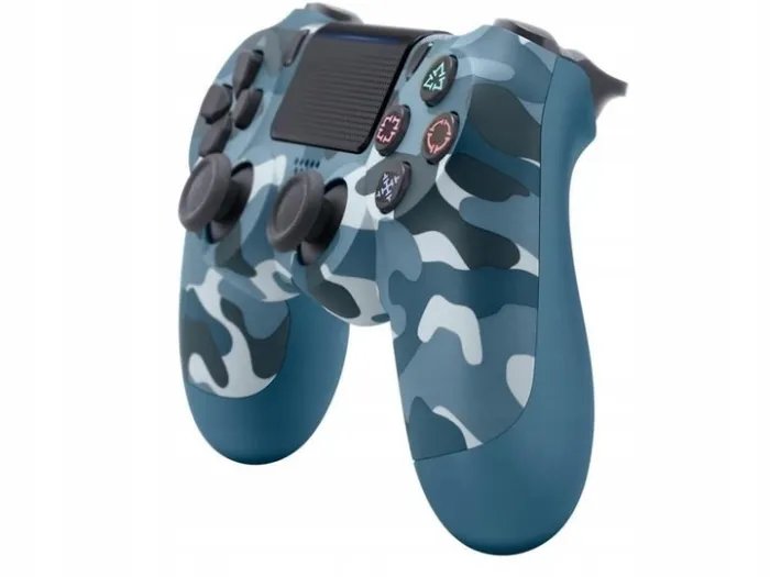 Беспроводной джойстик - геймпад для PS4 DoubleShock c полным функционалом (Синий Камуфляж)