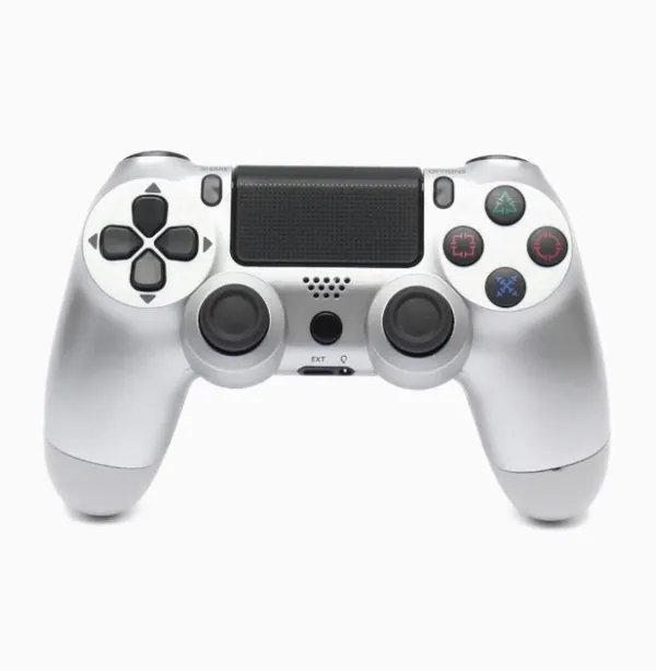 Беспроводной джойстик - геймпад для PS4 DoubleShock c полным функционалом (Серебро)