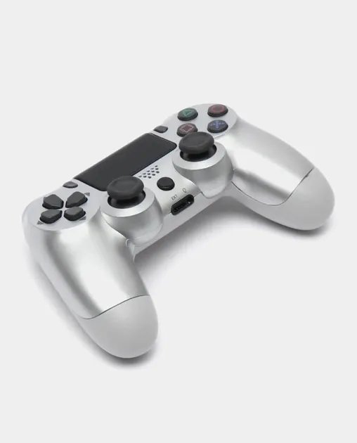 Беспроводной джойстик - геймпад для PS4 DoubleShock c полным функционалом (Серебро)