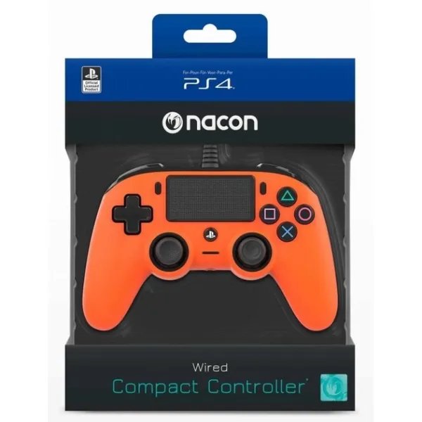 Геймпад Nacon Wired Compact Controller для PS4 (Orange)