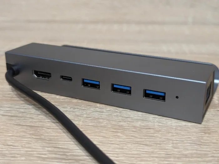 Металлическая док-станция 6 в 1 для Steam Deck / OLED, Asus Rog Ally, PD, RJ45, USB2.0, 4K HD Type C