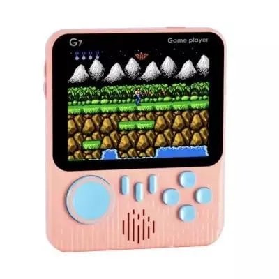 Портативная игровая консоль G7 розовая