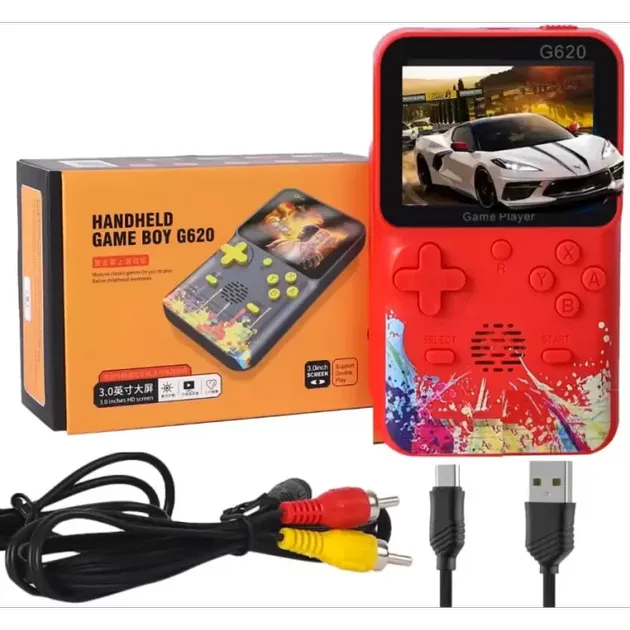 Портативная игровая консоль Handheld Game Boy G620 500 игр red