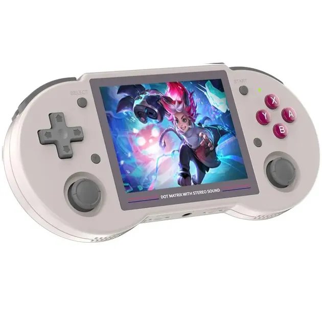Портативная игровая приставка Anbernic RG353PS Серая + карта памяти 128GB