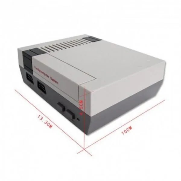 Игровая приставка Mini NES + 620 игр консоль с джойстиками Серая (174127)