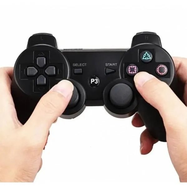 Беспроводной Джойстик Геймпад PS3 для Sony PlayStation PS Чёрный (174141)