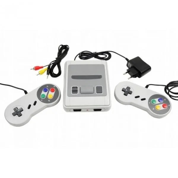 Игровая приставка GAME 620 SUPER консоль с джойстиками Серая (174092)