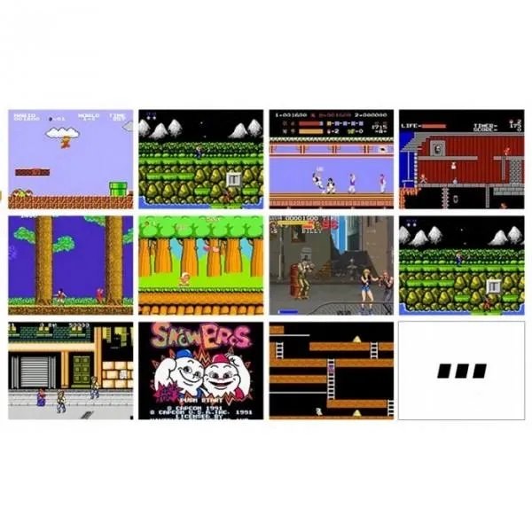 Игровая приставка GAME 620 SUPER консоль с джойстиками Серая (174092)