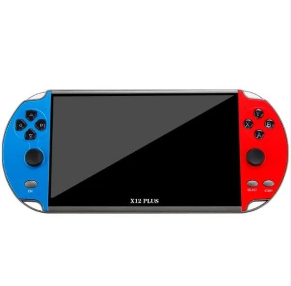 Игровая приставка X12 Plus 7" дюймов 16GB 1000+ игр / Портативная игровая консоль