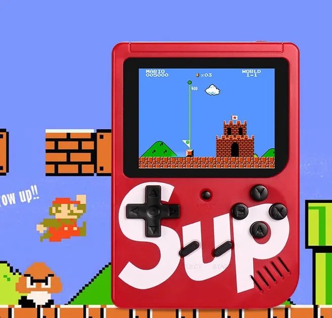 Портативна приставка Sup 400 Game Box із джойстиком для другого гравця Red