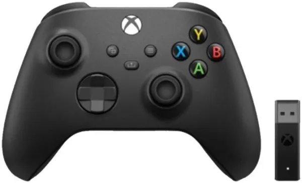 Геймпад Microsoft Xbox Series X | S Wireless Controller Carbon Black + Wireless Adapter for Windows (56140)