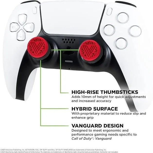 Накладки на стики KontrolFreek® Call of Duty: Vanguard для Sony DualShock PS4 / DualSense PS5