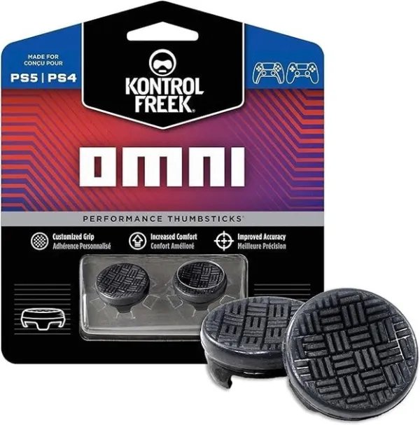 Накладки на стіки KontrolFreek® Omni (Black) для Sony DualShock PS4 / DualSense PS5