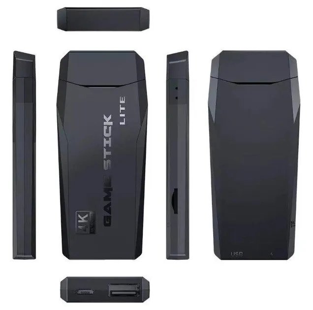 Игровая приставка Primo Game Stick M8 Lite 64Gb с беспроводными джойстиками Primo GAME-STICK-M8-64G черный