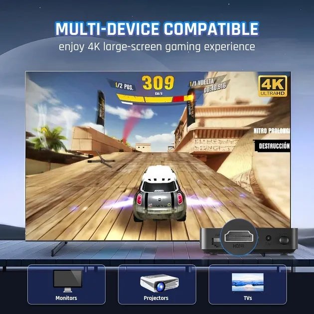 Портативная Игровая Приставка ТВ Kinhank Super Console X2(UK)(DT)