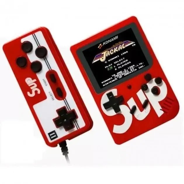 Игровая портативная ретро приставка мини консоль "SUP Game Box" с геймпадом, 400 игр