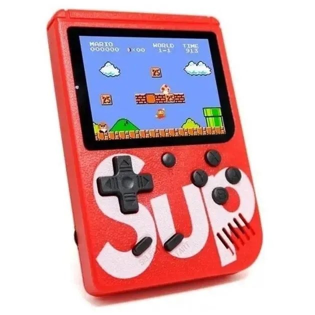 Игровая портативная ретро приставка мини консоль "SUP Game Box" с геймпадом, 400 игр
