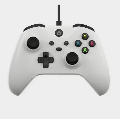 Проводной игровой геймпад X-One для приставки Xbox One и PC (Белый) джойстик USB