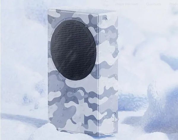 Чехол накладка Aolion с вентиляционным отверстием для игровой консоли Xbox Series S/Камуфляжный