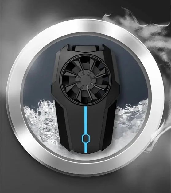 Охлаждающий вентилятор RYRA для мобильного телефона, черный (76638595)