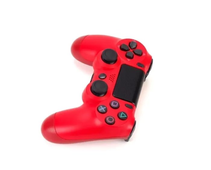 Беспроводной джойстик - геймпад Bluetooth для PS4/PC/Android с двойной вибрацией (Красный)