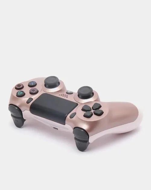 Бездротовий джойстик - геймпад Bluetooth для PS4/PC/Android з подвійною вібрацією (Рожевий)