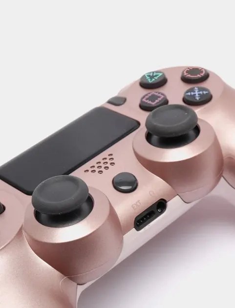 Бездротовий джойстик - геймпад Bluetooth для PS4/PC/Android з подвійною вібрацією (Рожевий)