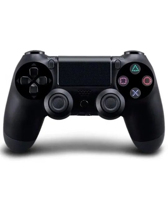 Бездротовий джойстик - геймпад Bluetooth для PS4/PC/Android з подвійною вібрацією (Чорний)