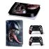Виниловая наклейка для Sony PlayStation PS5 Venom Black/Red macro 360