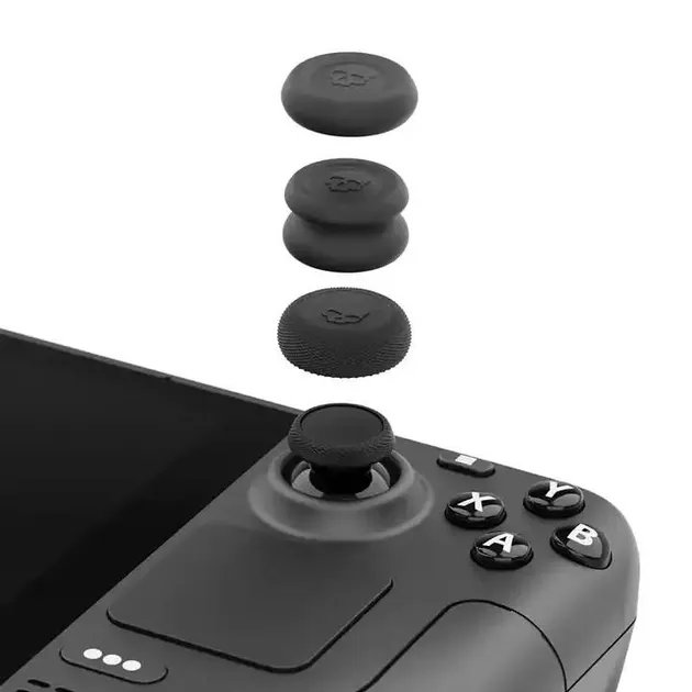 Накладки на стики Skull & Co. (6в1) для игровой приставки Steam Deck / ASUS ROG Ally / Steam Deck OLED (Black)