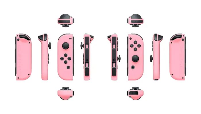 Контроллеры Беспроводной Nintendo Switch Joy-Con (45496431686) Pastel Pink Pastel Yellow
