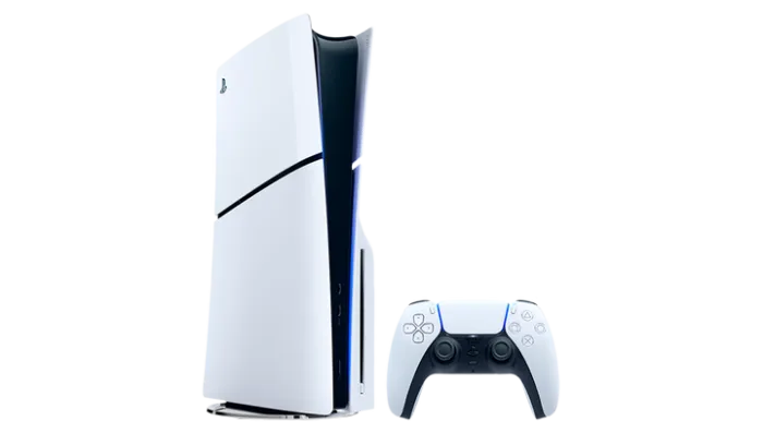Набор Консоль Sony PlayStation 5 Slim Blu-ray 1TB (96989) White + Геймпад Беспроводной DualSense Grey Camouflage