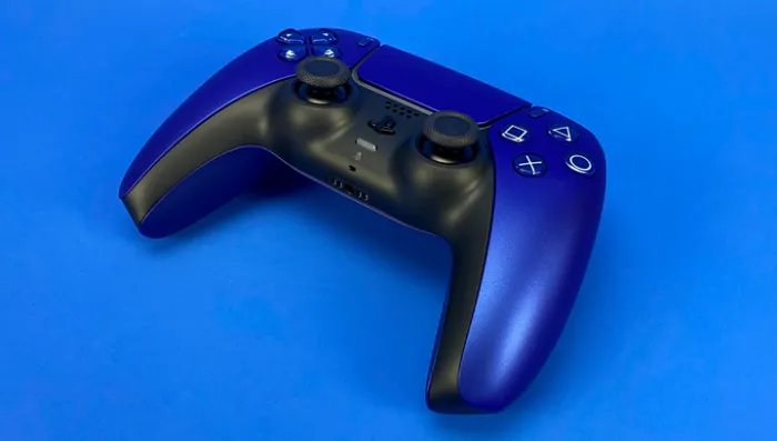 Набор Консоль Sony PlayStation 5 Slim Digital Edition 1TB (0000005932) White + Геймпад Беспроводной DualSense Cobalt Blue