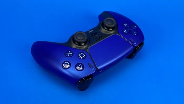 Набор Консоль Sony PlayStation 5 Slim Digital Edition 1TB (0000005932) White + Геймпад Беспроводной DualSense Cobalt Blue