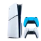 Набор Консоль Sony PlayStation 5 Slim Blu-ray 1TB (96989) White + Геймпад Беспроводной DualSense Ice Blue