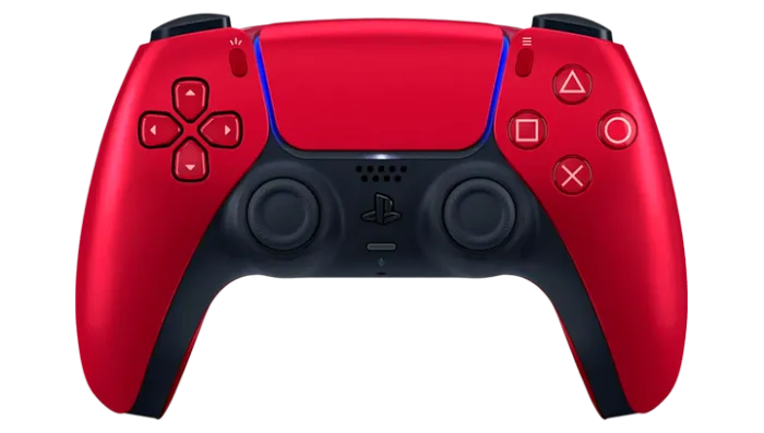 Набор Консоль Sony PlayStation 5 Slim Digital Edition 1TB (0000005932) White + Геймпад Беспроводной DualSense Volcanic Red