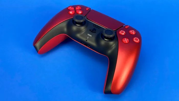 Набор Консоль Sony PlayStation 5 Slim Digital Edition 1TB (0000005932) White + Геймпад Беспроводной DualSense Volcanic Red