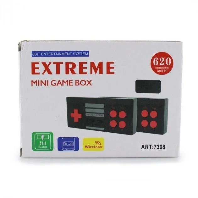 Игровая Приставка U-Box-07 С Беспроводными Джойстиками 620 Игр Денди 8 Bit