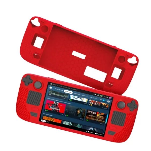 Защитный силиконовый чехол для Steam Deck Red