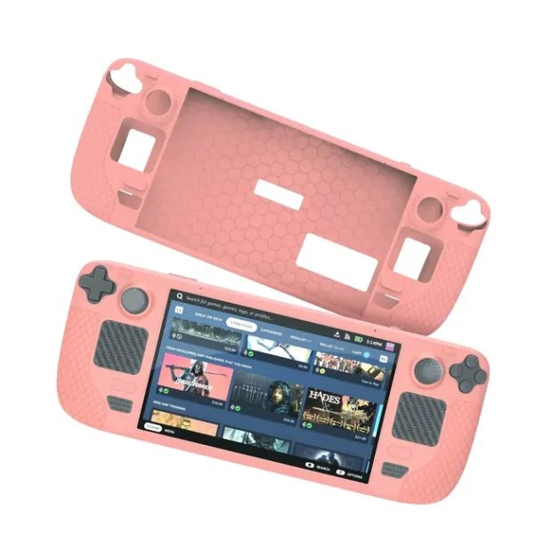 Защитный силиконовый чехол для Steam Deck Rose