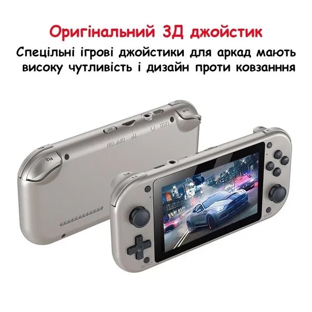 Портативная детская игровая Retro консоль с экраном 4.3" Screen HD IPS SJGAM M17 32-Bit PSP, PS1, NES